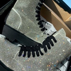 DOLLS KILL Bling Combat Boot